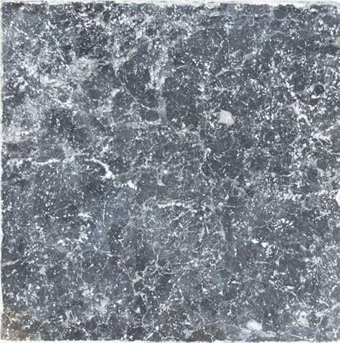 Fliese Marmor Naturstein Nero schwarz anthrazit dunkelgrau Natursteinfliese Antike Optik Bodenfliese Wandfliese - MOSF-45-46086