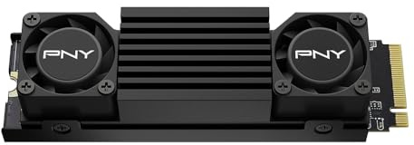 PNY CS3150 1TB M.2 NVMe Internal Solid State Drive (SSD) with Black Heatsink - M280CS3150HS-1TB-RB