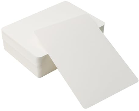 Kraftpapper, 100 kort, blanka kort för egendesign, kraftpapperskort | 14,8 x 10,8 cm, blanka kort för gratulationskort, bröllop, inbjudningar, födelsedagskort, tackkort