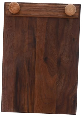 Cabilock Presse-papiers De Menu Vertical Bois Tableau Pour Menu Portable Et Pratique