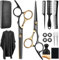 Hairdressing Scissors, 15 Pcs Thinning Scissors Kit, Professional Hairdressing Kit with Protective Case, Extra Sharp and Precise for Hair and Beard for Hairdresser/Hairdresser/Beard