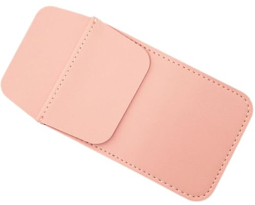 SHINEOFI Pochette Stylo de Poche en Cuir Pu Rose pour Chemise Homme