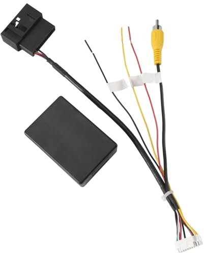 Kit de cámara de Marcha atrás Adaptador Caja Decodificadora Y Convertidor Señal para Cámara Visión Trasera Coche Compatible con para VW para Tiguan para Golf 6 para Passat para CC