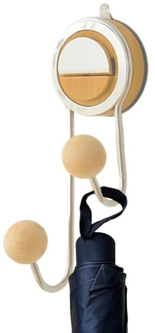 Genérico Ganchos De - Almacenamiento Con - Gancho Reutilizable para,Para Toalla Bata Llaves Paraguas Sombreros Baño Duchas Ventana Salón Puertas