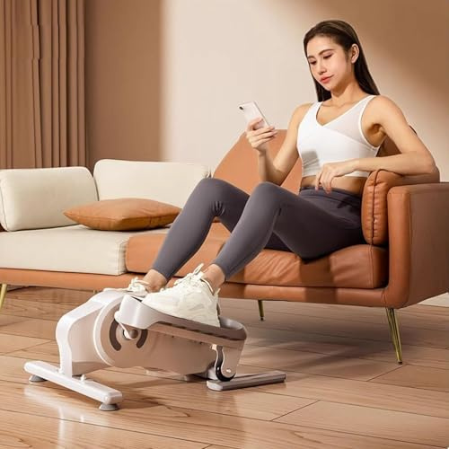 Fullt monterad elliptisk bentränare med fjärrkontroll och 16 hastigheter för seniorfitness och hemträning