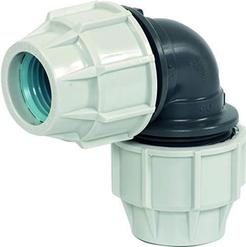 HDmirrorR Plasson Klemmfitting Serie 18 - PE Rohr Winkel 90° (20 mm)