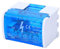 Klemmenverteilerkasten, 2x7 Löcher Klemmenblock-Anschlussdose, DIN-Schiene 2-Ebenen-Einphasen-Klemmenblock-Verteilerkasten mit Transparenter Staubabdeckung