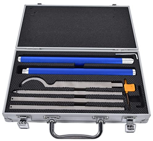 Ensemble d'outils de Tournage sur Bois avec Poignée en Aluminium pour Tour à Bois et Accessoires Fini Kit d'outils de Tournage sur Bois de qualité Supérieure pour les Projets