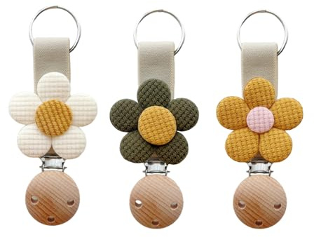 Nzexlyva Lot de 3 pinces à chapeau pour sac de voyage, pinces à chapeau en forme de fleur, porte-chapeau de fleur, convient pour chapeau et sac, pinces mains libres pour accessoire de voyage pratique