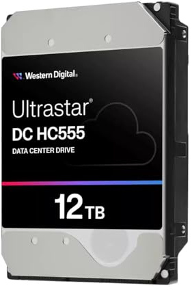 WD Ultrastar DC HC555 Hard Drive Data Centre 12 TB Internal 3.5 Inches (8.9 cm)
