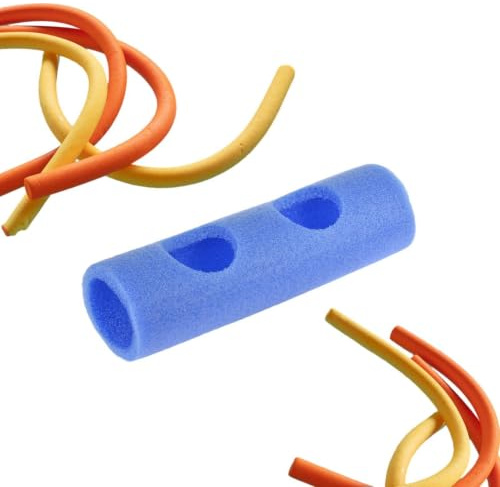 Conector Churro Piscina & Acuático para Niños, Conector De Fideos Flotadores con Orificios Cruzados, para Juegos De Piscina Diversión Familiar Entrenamiento Infantil