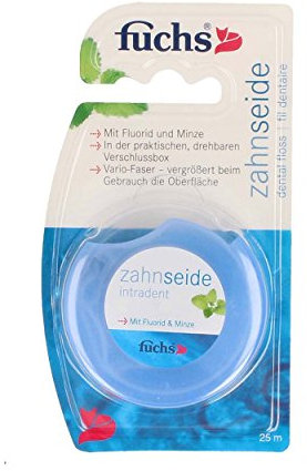 Fuchs Zahnseide leicht gewachst 25m, 3er Pack (3x 25m)