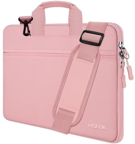 HSEOK Bolso Bandolera/Maletín para Portátil 15-16, Funda Protectora Laptop Sleeve Dura y Impermeable para 15 16 MacBook Pro, 15-15.6-16 HP ASUS Acer Lenovo DELL Notebook, P02K01
