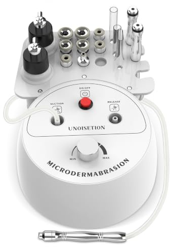 UNOISETION Diamond Microdermabrasion Machine Professional, 3 in 1 Dermabrasion Facial Peeling Skin Care Device for Salon Personal Home Use