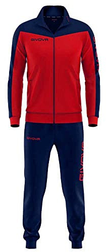 Givova TUTA ROMA TRIACETATO ROSSO/BLU Tg. L