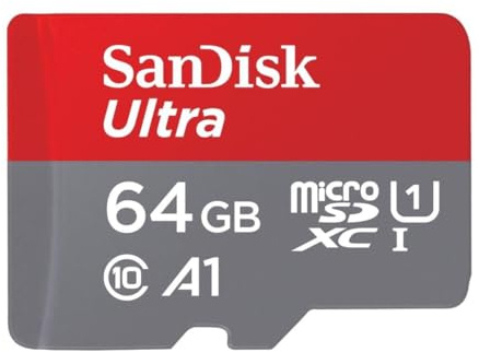 SanDisk 64GB Ultra microSDXC 140MB/s+SD Adapter