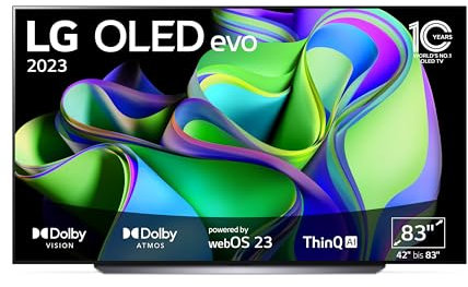 LG OLED83C37LA TV 210 cm (83 Zoll) OLED evo Fernseher (Smart TV, Brightness Booster, 120 Hz) [Modelljahr 2023]