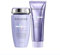 Kérastase Blond Absolu, Anti-Brass Purple Shampoo, Toning, For Cool Blondes & Grey Hair, With Hyaluronic Acid & Edelweiss Flower, Bain Ultra Violet, 250ml & Kérastase Blond Absolu & Edelweiss Flower