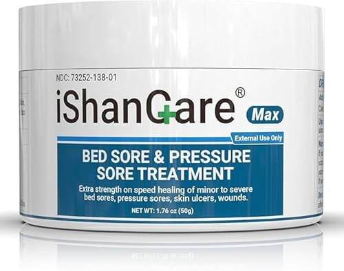 iShanCare® Trycksårskräm - Snabb och säker naturlig läkning av trycksårskräm, salva för behandling av trycksår, behandling av trycksår diabetessår sår och skärsår