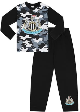 Newcastle United Boys Football Club Camouflage Long Pyjama Set (9-10 Years)