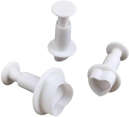 Set di Stampini Tagliabiscotti in Plastica ABS per Decorazione Torte, Pasta di Zucchero, Biscotti - Kit di Formine Cuore Resistenti e Sicure, Ideali per Dolci e Pasticceria Creativa