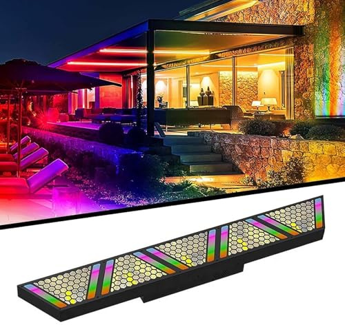 Dm×512 Led-VäGglampor - 4-Siffrig Digital Display, 300W Rgb-Scenlampa Med Ljudaktivt LäGe Och Stroboskop, Fest-, Klubb-, BröLlops- Och Bakgrundseffektpanellampor
