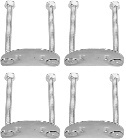 Parliky Support de Fixation pour Patins à roulettes Double Rangée 4 Pièces Amortisseur Quincaillerie 50 MM Accessoires de Patinage pour Hommes et Femmes Usage Intérieur et Extérieur