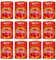 12x Mutti Pomodorini Datterini Kirschtomaten Datterini süßer Geschmack längliche Form italienisches Sauce Tomaten 400g Dose