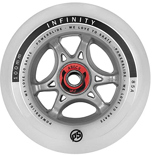 Powerslide Roues Roller Infinity RTR ABEC9/Spacer (Pack de 4) 100