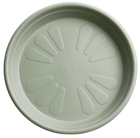 Elho Soucoupe Universel Ronde 40 - Soucoupe pour Intérieur & Extérieur - Ø 40.0 x H 5.8 cm - Ø 40.0 x H 5.8 cm - Vert/Vert Thym