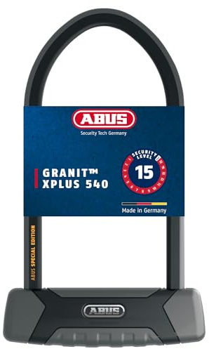 ABUS U-lock Granit XPlus 540 attacco USH - Serratura per biciclette con grillo da 13 mm e cilindro Livello di sicurezza 15-230 altezza del