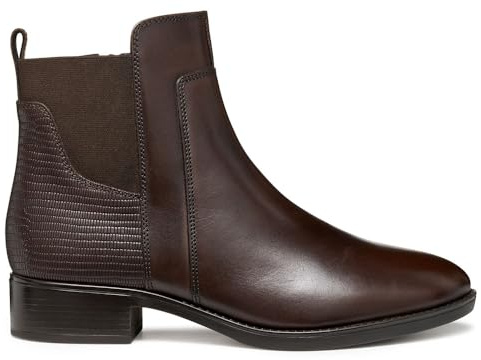 Geox Stivali da donna D Felicity, marrone scuro, 39 EU, marrone scuro., 39 EU