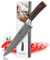 Wakoli EDIB Damast Chefmesser mit Gravur – Personalisiertes Messer, 20 cm Klinge aus 67 Lagen Damaststahl (VG10-Kern), Pakkaholzgriff – Scharfes Küchenmesser Geschenk, Geschenkverpackung