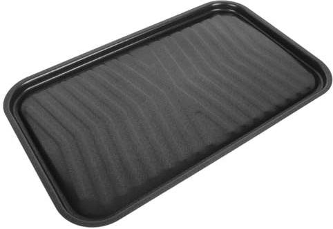 Toyvian Poêle à Griller Fonte avec Revêtement Antiadhésif Plaque Barbecue Teppanyaki Pratique pour Grillades et Poissons pour Réunions Familiales