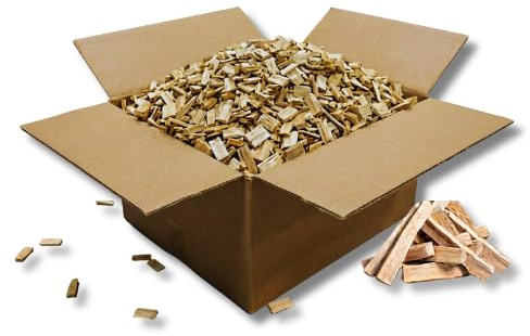 OLD TERRA NATURAL Träflisar för brandtändning – 100 % naturliga, snabbtändning för grill, öppen spis och eldstad alternativ till tändning och brandstartare
