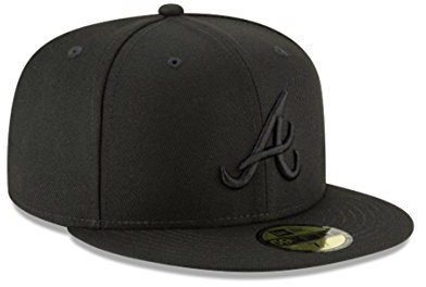 New Era Atlanta Braves MLB BASIC 59 FIFTY FITTED CAP, unisex, Schwarz , 7 1/2
