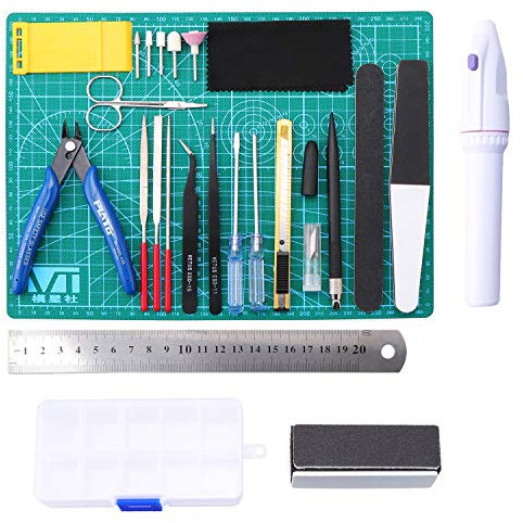 NB Gundam Modellbauwerkzeug-Set, Bastelset, 26-teilig, Modell, Hobby, Bauwerkzeug-Set für Reparatur und Befestigung