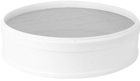 MAGICLULU 1pieza Harina Redondo De Plástico Colador De Malla Fina Para Cocina Para Tamizar Azúcar Y Harina Para Uso Doméstico