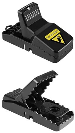 Novo35 Reusable large Rat Traps that Kill Instantly - One click set up. 6 Pack, 4 pack or 2 pack. Heavy duty traps for rodent control. Suitable for external and internal use. 2 PACK