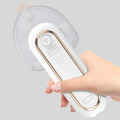 Plancha portátil inalámbrica de viaje, mini plancha recargable USB para bricolaje y negocios, máquina de planchar completa de 360°, perfecta para viajes y manualidades
