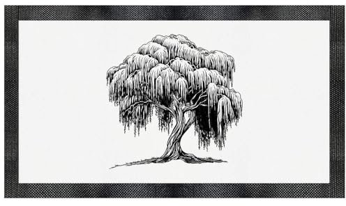 Azeeda 'Willow Tree' Pet Feeding Mat (PM00028938)