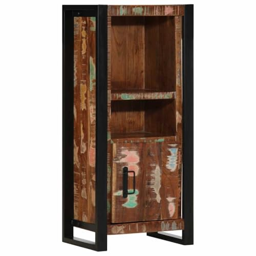 LLEZKBR Ensemble de meubles de salle de bain en bois massif recyclé 40 x 30 x 90 cm