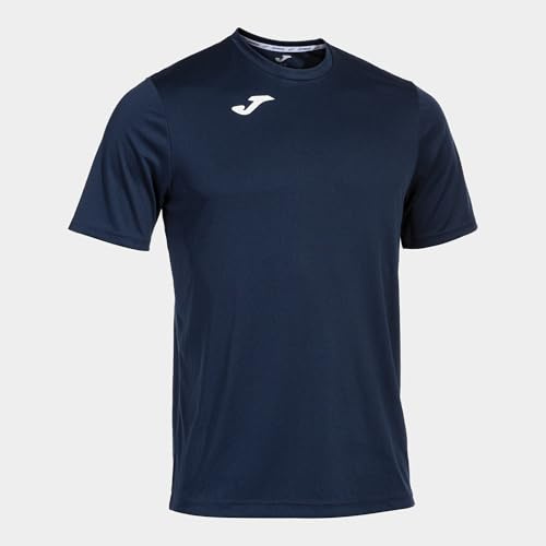 Joma - Men's Short Sleeve Sports T-Shirt - Lightweight and Breathable - Ideal for All Sports - Combi S- Navy