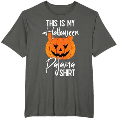 Questo è Il Mio Pigiama di Halloween Fai da Te Halloween Costume Zucca Maglietta