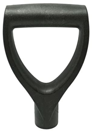 Spade Handle Garden Fork Shovel Handle D Shaped Plastic Grip for Digging Raking Tools Black.