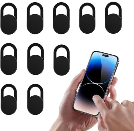 Copertura Scorrevole per Fotocamera del Telefono Dieci Adesivi Per Blocco | Copertura Telecamera Telefono Per Privacy Per Donne Uomini Studenti Viaggiatori Giocatori Ufficio Casa Hot
