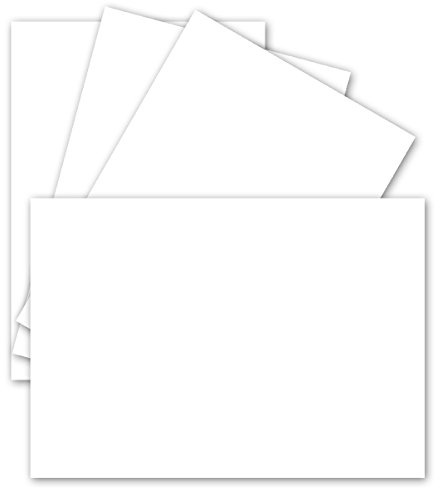 25 enkelkort DIN A6-10,5 x 14,8 cm – 240 g/m² – vitvit – tonkartong – pysselpapper – pysselkartong– pysselkort – blanka vykort