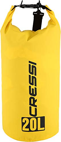 Cressi - Erwachsene Dry Bag Wasserdichte Tasche/Rucksack für sportliche Aktivitäten Gelb 20 LT