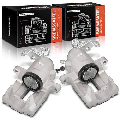 Frankberg 2x Bremssattel Bremszange Hinten Links Rechts Aluminium Kompatibel mit O.c.t.a.v.i.a I 1U2 O.c.t.a.v.i.a I Combi 1U5 B.o.r.a 1J2 1J6 Leon 1M1 Replace# 1J0615423A