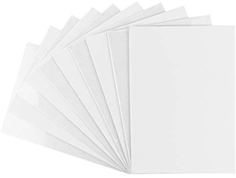 Ideen mit Herz Malkartons in Akademie-Qualität | Malpappe | Grundierte Leinwand-Pappe (Din A5 | 10 Stück)